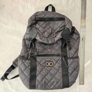 CALIA by Carrie Underwood Quilted Backpack in Charcoal and Black